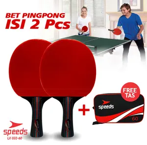 SPEEDS Bet Pingpong Tenis Meja Alat Pukul Tenis Meja Pingpong Bet Bad Bat Table Tennis Racket 032-60