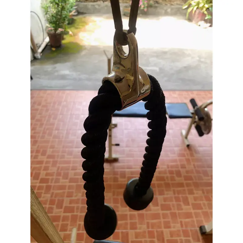 70cm Dây Cáp Tricep Rope Bicep Hỗ Trợ Tập GYM Đầy Đủ Nhóm Cơ Tay Sau, Tay Trước, Lưng Xô Tập Cơ Tay Cao Su Tạ 2