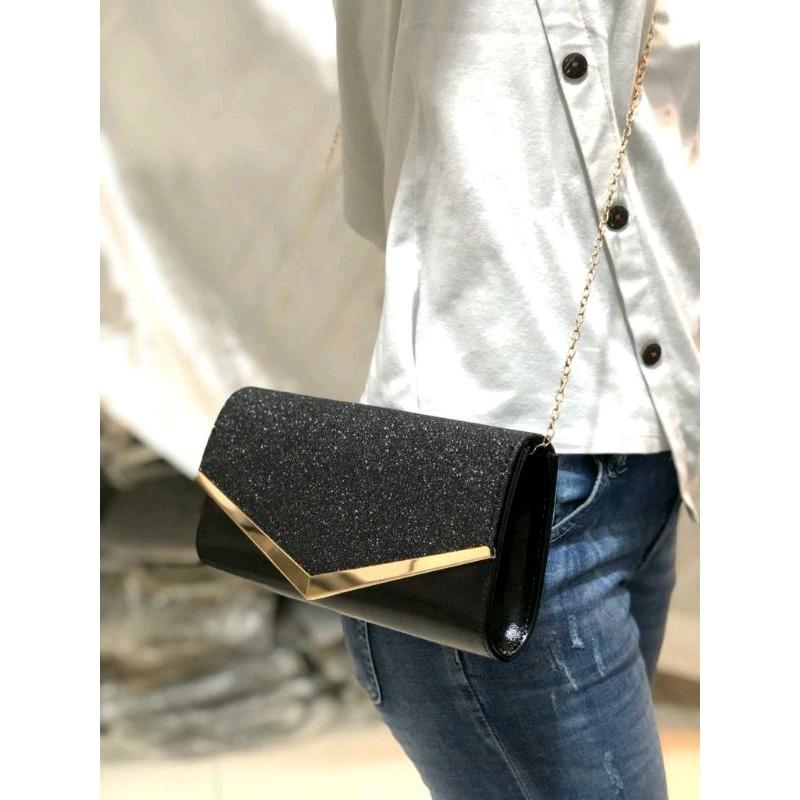 Tas Pesta CLAIRE Kondangan Envelope Clutch Wanita Import 7