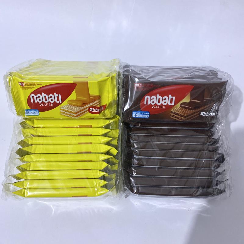 Bánh nabati phô mai, chocolate đủ vị lốc 10 gói loại 17g/gói