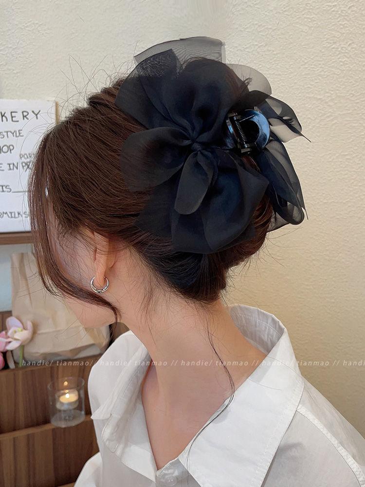 Product Introduction of Kẹp Tóc Nơ Lưới, Tay Cầm Thanh Lịch Và Mới, Cỡ Lớn, Dành Cho Nữ phukien  toc nu Women Hoa 7