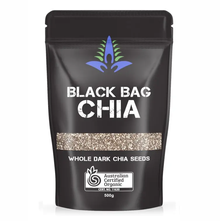 Hạt Chia đen Úc Black Bag Chia 500g Food