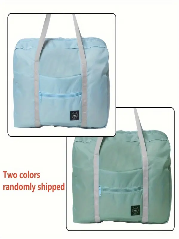 Letter & Floral Pattern Travel Bag, Large Capacity Organizer, Foldable Luggage, Tote Bag, Clothing Storage Duffel Bag, Travel Accessories 2