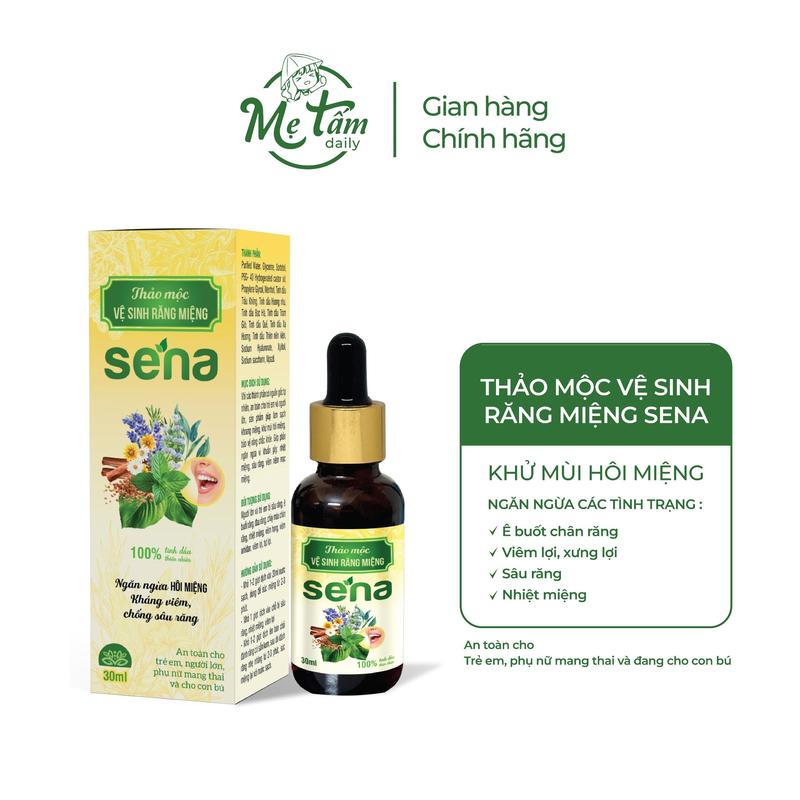 COMBO 2 SERUM Khử Mùi Hôi Miệng SENA -30ml- Xịt miệng dạng serum thommieng hoimieng serumhoimieng-xithommieng
