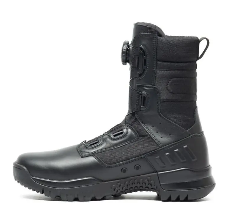 LAARZ TACTICAL BOOTS - ALPHA PERFORMANCE BOOTS Hitam Real Full Grain Leather (ORIGINAL) 1