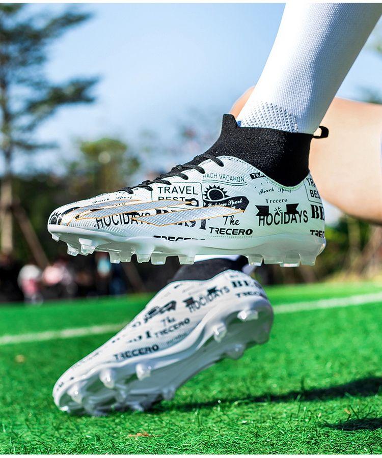 Product Introduction of Soccer Shoes Men's Adult Sports Soccer Shoes Long Broken Nail Training TF Boy Student Professional Short Studs Youth Sneakers 9