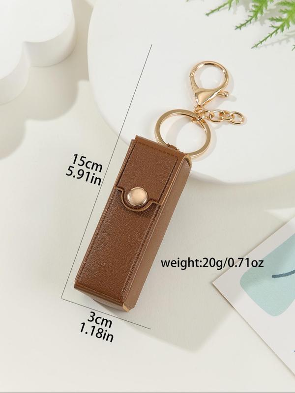 Solid Color Mini Bag Charm with Keychain for Women & Men, Casual and Versatile Bag Charm for Daily Use, Perfect Bag Decoration 6
