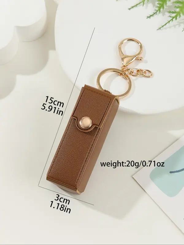 Solid Color Mini Bag Charm with Keychain for Women & Men, Casual and Versatile Bag Charm for Daily Use, Perfect Bag Decoration 3
