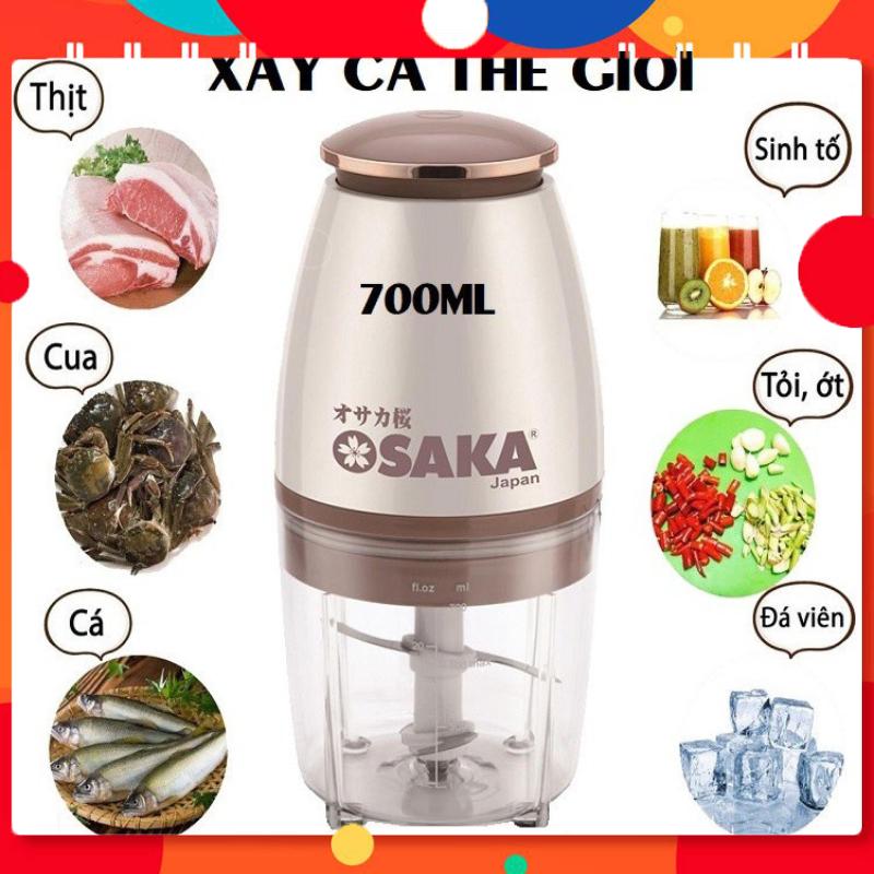 Máy xay đa năng osaka nắp đồng dao 4 lưỡi cối 700ml công suất 350w máy  xay