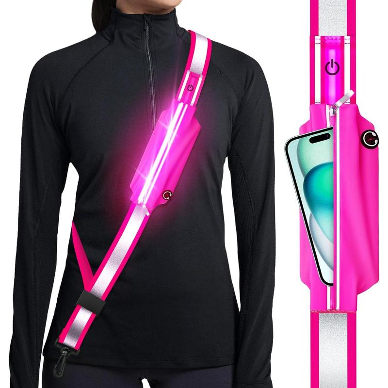 springtok Reflective Sash Gear for Walking at Night - LED Reflective ...
