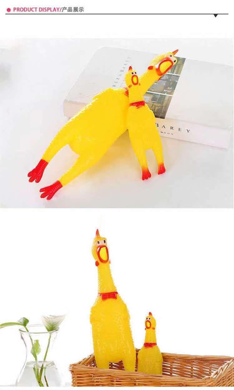 Product Introduction of 2025 Chicken Squeaky Sound Chicken Desperate Screaming Fighting Chicken Dog Toy Durable Chew Puppy Screaming Chicken Squeaky Chicken Toy 18