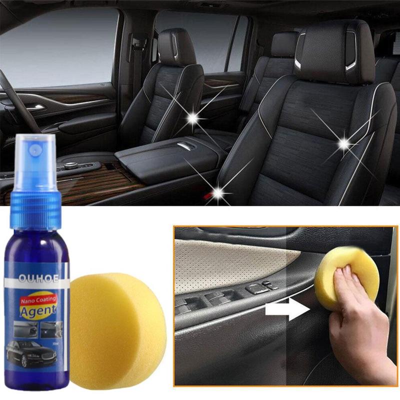 Product Introduction of Automotive Plastic Repair Coating Agent Automotive And Exterior Cleaning 30/100ml+sponge H4U4 38