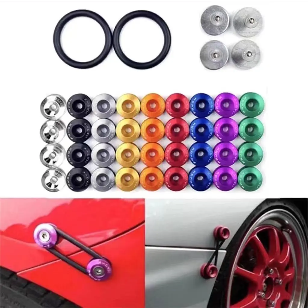 Universal JDM PASSWORD Aluminum Bumper Quick Release p5216