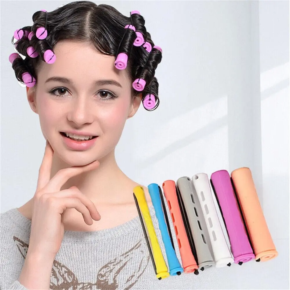 Hair Curler Elastic Rubber Band Care Hair Perm Rollers DIY Harmless to Hair Curling Maker Professional Hair Cold Wave Rod Salon