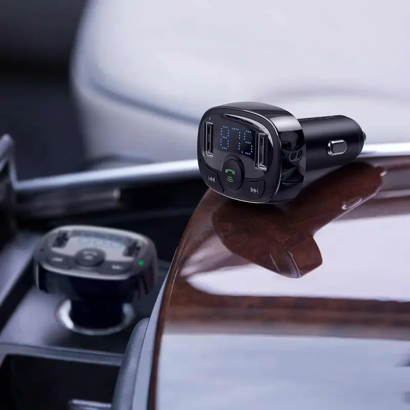Củ sạc/ tẩu sạc đa năng trên xe hơi BASEUS S09 Pro CAR CHARGER, có BLUETOOTH kết nối không dây. 2