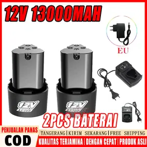2PCS Baterai Lithium 12V Alat Listrik Baterai Aksesori Bor Tangan Baterai Untuk Xenon Ryu JLD 1300MAh Dikenakan Biaya/Battery 12v 1300mah Baterai bor tanpa kabel 12v , Baterai Ori batrei 12v 12 volt bor cas cordless bor Li-ion original Tyrex cocok