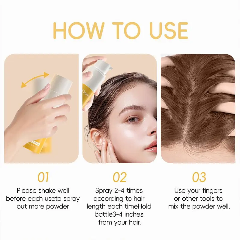 Dry Shampoo, Oil Control Hair Powder, Hair Volumizing Powder, Hair Styling Product for Women & Girls Daily Use 3