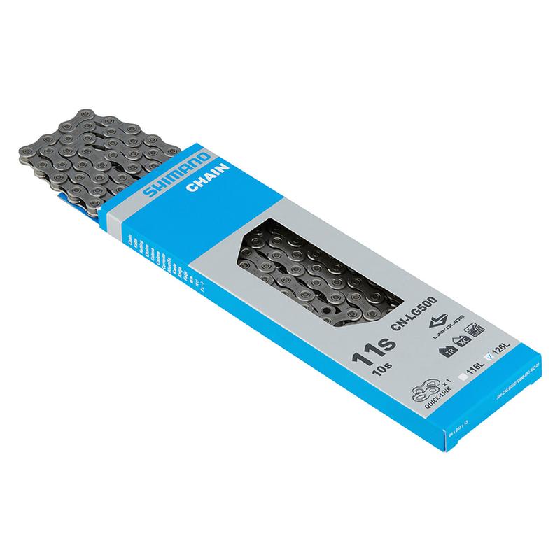 Bác sĩ Xe Đạp Sên Xích Xe Đạp SHIMANO CN-LG500 126 Links For LG 9 10 11 Speed Dùng Cho Dòng GroupSet CUES U4000 U6000 U8000 Công NGhệ LinkGlide W Quick-Link Bicycle Chain