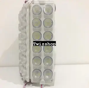 Lampu LED Module 12 Mata (2x6) 12 Volt 24 Volt / LED Modul 2x6 Mata Besar 12V 24V