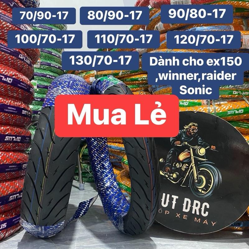 Vỏ lốp xe Exciter 150,155 và Winner mua lẻ 1 cái đủ thông số gai 355 thương hiệu DPLUs cao cấp