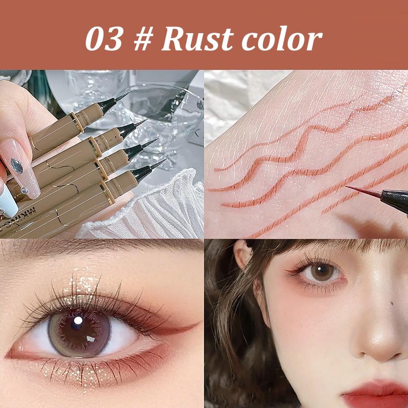 Product Introduction of Cotton-tipped Liquid Eyeliner Pen It Dries Quickly Is Waterproof Long-lasting Smooth Smudge-proof and Is An Eye Makeup Tool 16