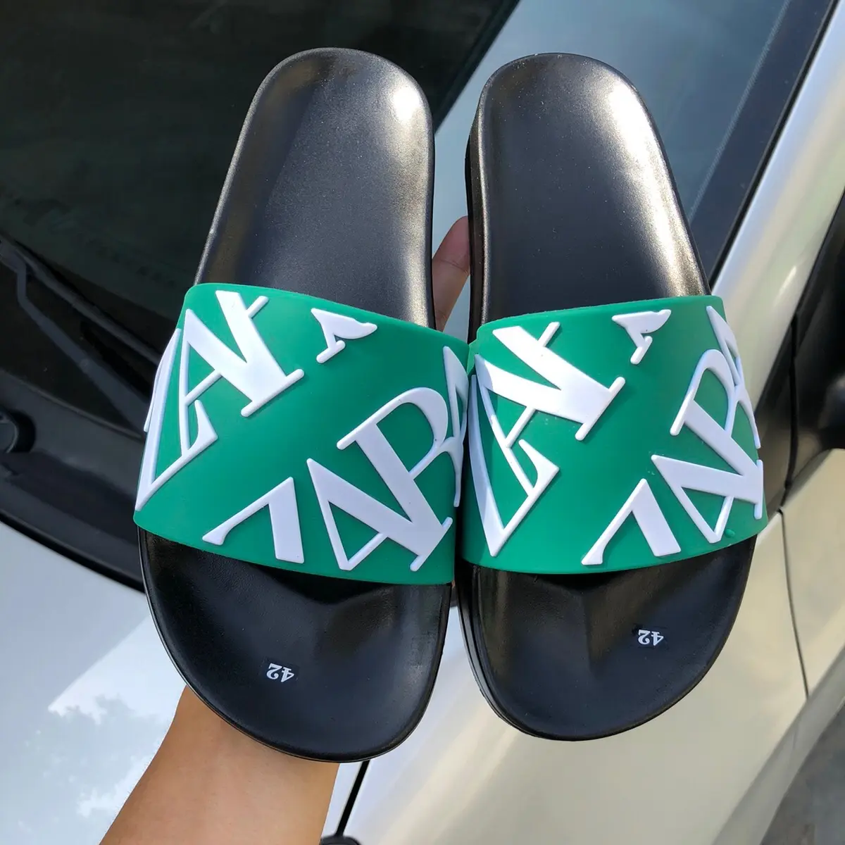 dép quai ngang Mùa hè có size từ 35đến43 Nam Slipper