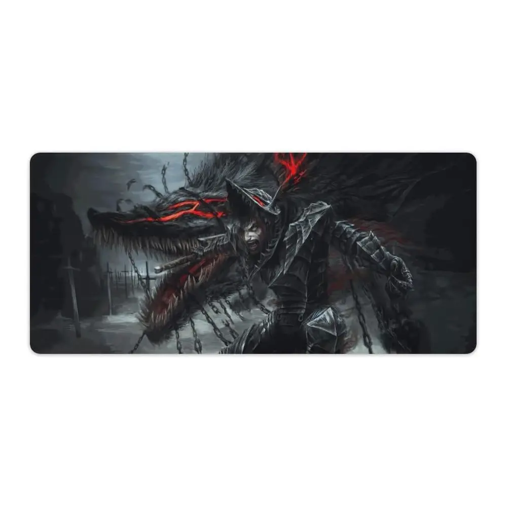 Berserk Mouse Pad Manga Mousepad Gaming Mouse Pad Non-Slip Anime Large Desk Mat Keyboard and Mice keyboard  Pads Mouse Mat