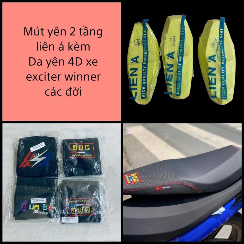 Mút yên gọt 2 tầng exciter ex 150 135 2010 winner x v1 v2 v3 raider