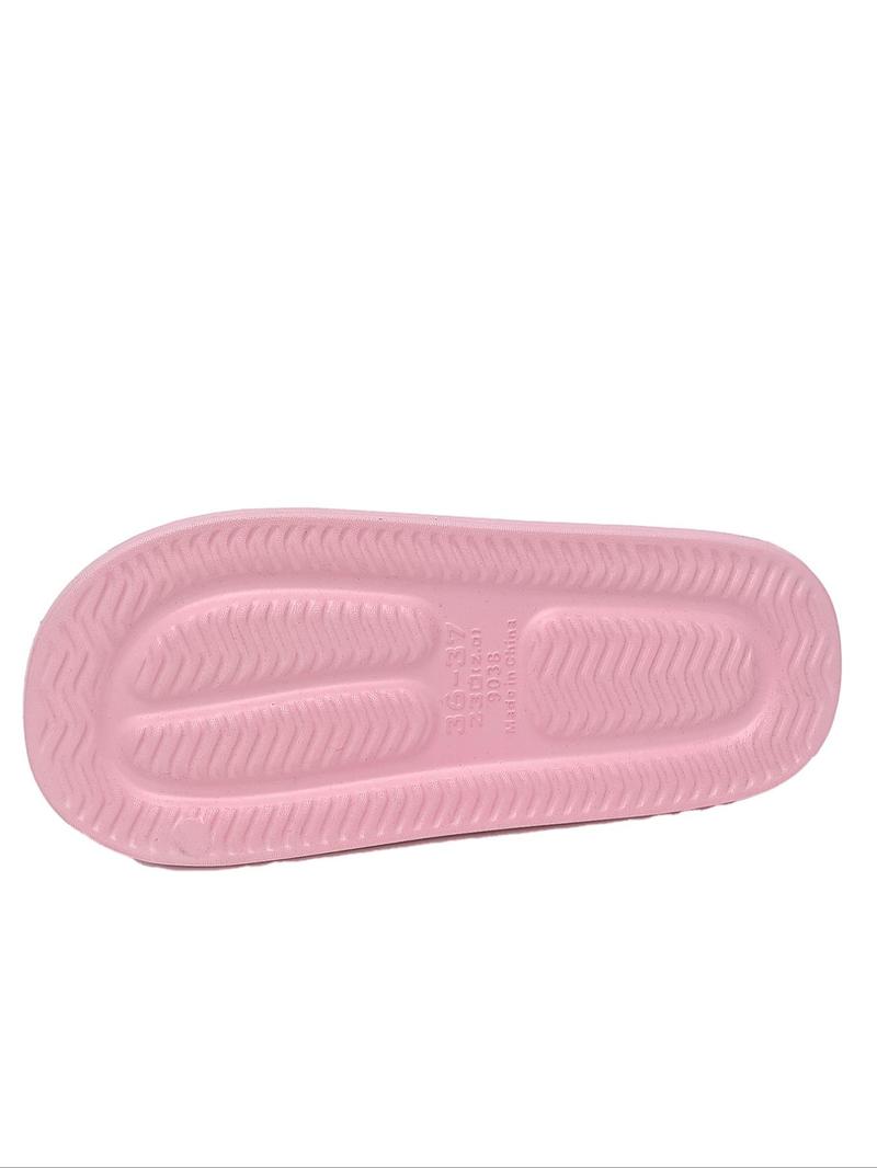 Product Introduction of Women's Letter Print Slides, Casual Comfortable Breathable Non-slip Slippers for Indoor Outdoor Beach, Soft Sole Slippers for Daily Wear, Walking Shoes 2