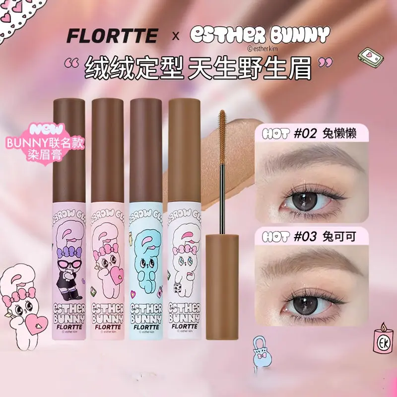 Kem Lông Mày Thương Hiệu Đồng Thau Bunny, Flortte / FLORTTE, Lâu Trôi, Không Thấm Nước, Lông Mày Hoang Dã, Tạo Hình Người Mới Làm Quen Tự Nhiên