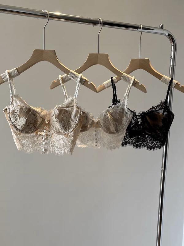 Áo Bra Ren Bralette iBRA's Lót Mềm Có Gọng Cao Cấp Đệm Mút Nâng Nhẹ quyến rũ Áo Ngực Nữ Sexy mặc trong Vest A010