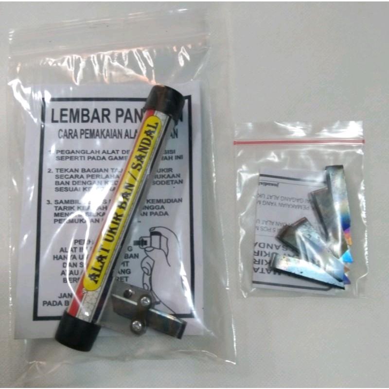 Alat codet Ban motor plus 5 pcs mata pisau 0