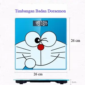 Timbangan Digital karakter Doraemon ( Gratis baterai )
