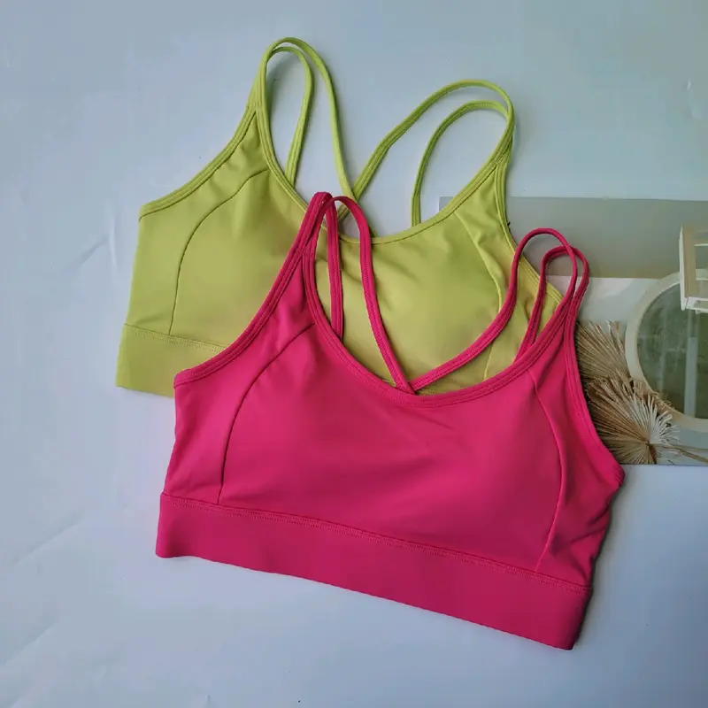 Áo bra A010 mút đúc cao cấp chống sốc tập gym yoga nữ Sport Tập Thể Dục Tập Yoga Top 3