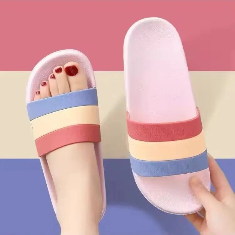 Slippers Men's and Women's Summer Wear Indoor and Outdoor Non-Slip Thick Bottom Soft Bottom Bath Bathroom Slippers