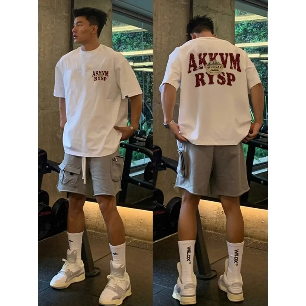 HIP Short Sleeve T-Shirt Local Brand Fashion Unisex Vintage Big Size Men Women T-Shirt