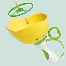 Product Introduction of Fullware Garden Outdoor Toys Games Kids Toddlers Children Age 3-5 8-12, Flying Disc Launcher & Capture Toys, 2 Pack & 12 Discs, Family & Party games, Dog Cat Toys - Gift for Boys Girls(Green+Green) 6