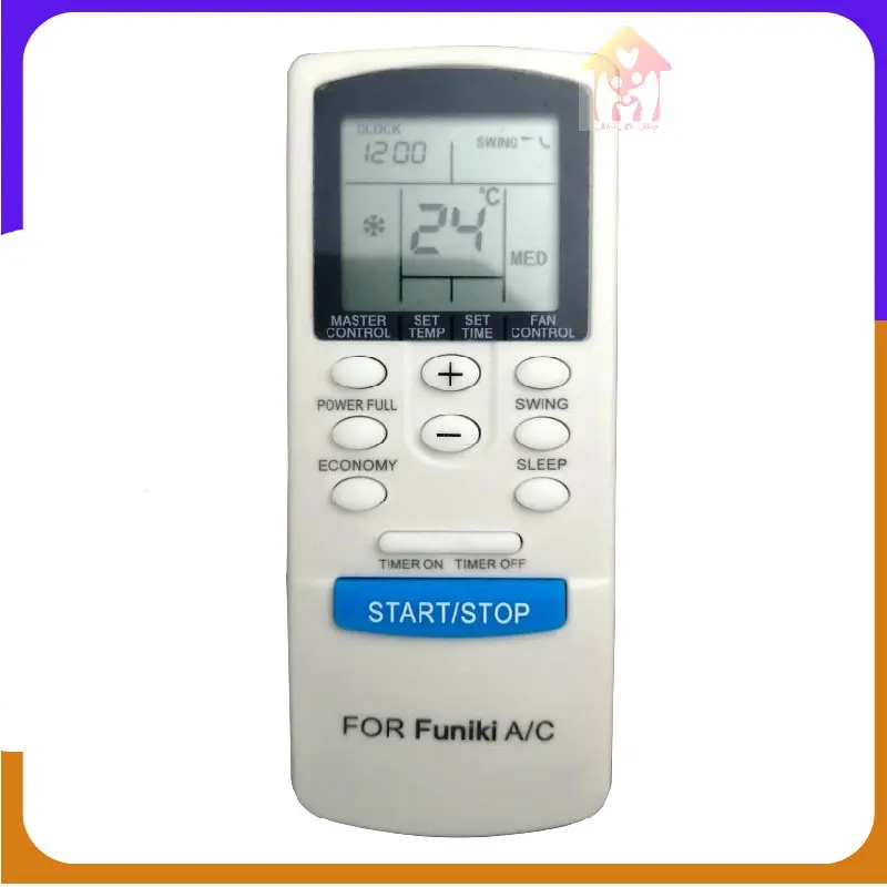 Điều khiển điều hòa Funiki-Remote máy lạnh Funiki Star/ Stop