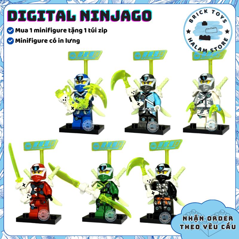 [BẢN ĐẸP] Đồ chơi lắp ráp minifigures Ninjago season 12 - Mô hình nhân vật Ninja Toy Digital Suit