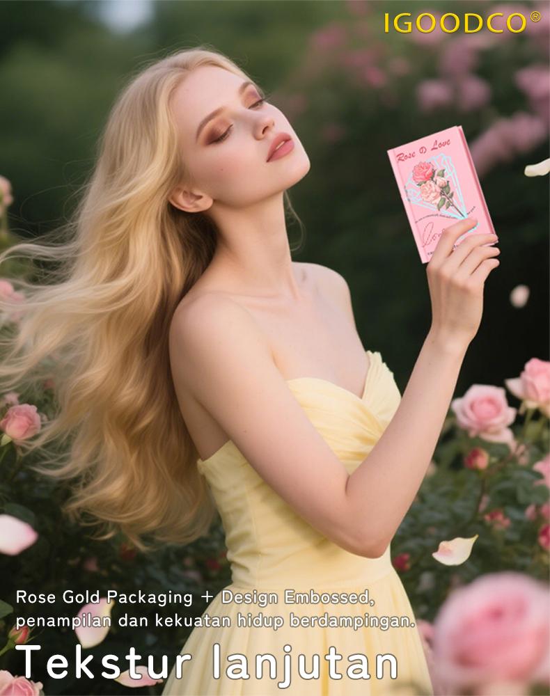 IGOODCO (Model:IG3226) new makeup pearl matte powder blusher face makeup sequin color stage eyeshadow book