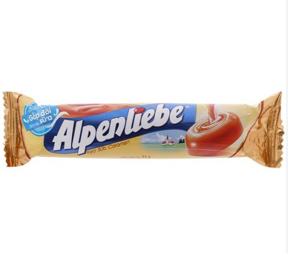 Kẹo béo thỏi Alpenliebe láng mịn, kẹo cứng các vị, đồ ăn vặt, Bánh Kẹo Ăn Vặt Lei Ying Li 4