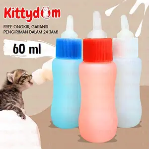 KITTYDOM Botol Dot Kucing Cat Kitten Puppy Botol Minum Susu Anakan