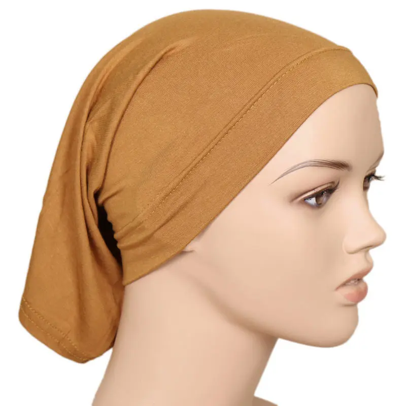 Mũ Ống, Bán Chạy, Không Vón Cục, Không Phai Màu, Nhiều Màu, Cơ Sở Cotton Mercerized Trơn Mũ Khăn Trùm Đầu Ống Thẳng Modal 2