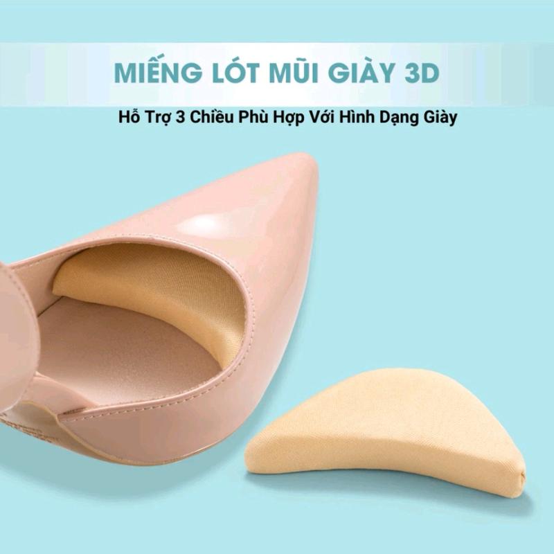 1 Cặp Lót Mũi Giày, Lót Ngón Chân Giảm Đau, Giảm Rộng Khi Mang Giày Miếng Lót Giày Nhung ló t 2