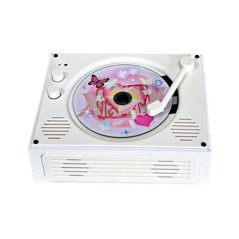 Product Introduction of Portable Retro Bluetooth CD Player All-In-One Audio System for Family Classmates Coworkers Birthday Gift 5