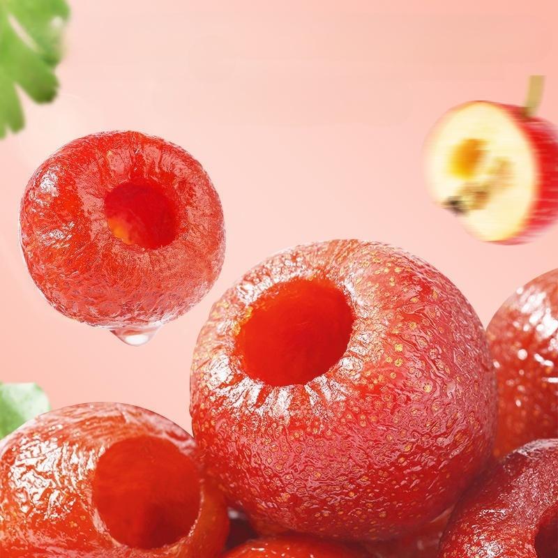 Product Introduction of (Penjualan langsung dari pabrik, harga terendah di seluruh Internet, pesan 2 bungkus untuk diskon super hari ini!) Hawthorn kering berongga tanpa biji yang dikemas secara independen dan camilan lezat buah yang diawetkan 2