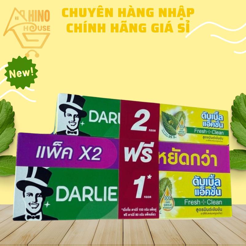 Kem Đánh Răng Ông Già Darlie 150g Tặng Kèm 1 Cây 150g Và 80g Chăm Sóc Hỗ Trợ Răng Miệng - Hinohouse
