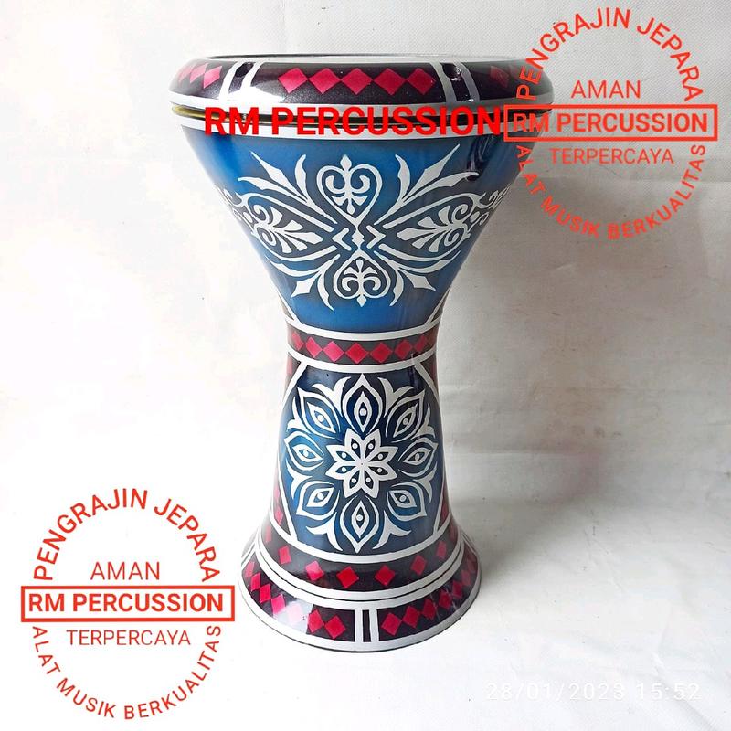 Darbuka 8 Inch Full Set Lengkap dengan Tas Busa dan Kunci L 5