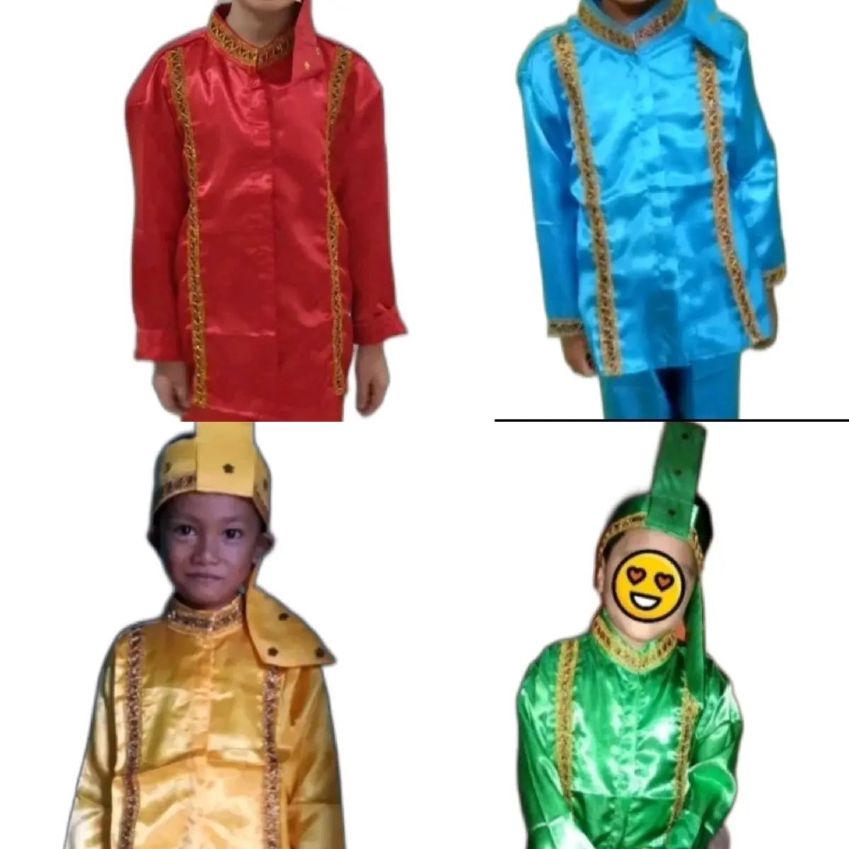 Baju adat makassar anak laki TK SD // baju bodo anak laki // baju adat bugis