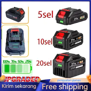 New Baterai Litium 98VF/198VF/199VF Li-Ion Batrai bor Electric Drill Battery High Quality